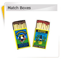 FMCG Products as Match Boxes.