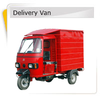 Three Wheeler as Delivery Van